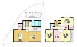 阪急桂駅徒歩約11分!
周辺に買い物施設が充実♪
前道広々で駐車楽々です!
WIC3ヵ所付です♪