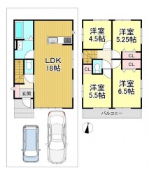 南向きで陽当り良好！周辺施設充実です♪
交通量が少なくお子様も安心♪閑静な住宅街です！
省エネ住宅で浴室乾燥やWICなど設備充実！