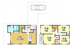 広々18帖以上のLDKにゆとりのある各居室にはWICなど収納スペース充実♪
ZEH水準省エネ住宅で光熱費を抑えやすい！
敷地内駐車付きです♪
