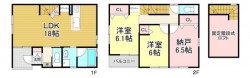  阪急＆JR2沿線利用可能！
駐車2台可◎
徒歩圏内に生活施設が揃っております！