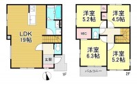  阪急・JR2沿線利用可能！
小学校まで徒歩10分！
開放感あふれるキッチンで、毎日をもっと豊かに♪