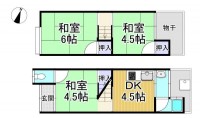  嬉しい礼金なしの貸家です★
残置物でエアコンあり！
